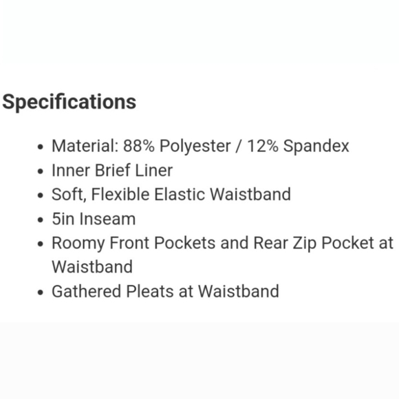 Pickleball Shorts BADDLE Women’s XXL 5” Inseam, Inner liner, Aqua NWT - Picture 2 of 14